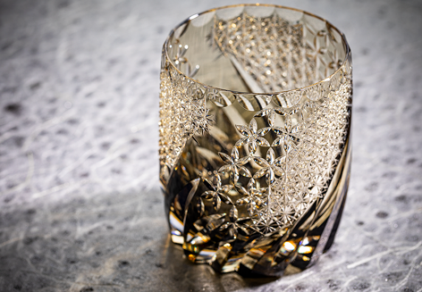 Hand-cut KAGAMI crystal tumbler