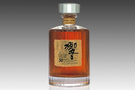 Suntory Hibiki 30 Years Old whisky bottle
