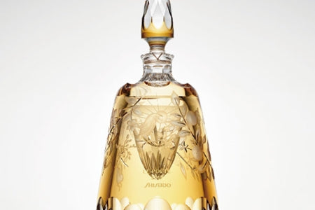 Shiseido Hanatsubaki Contemporary Poetry Award perfume bottle