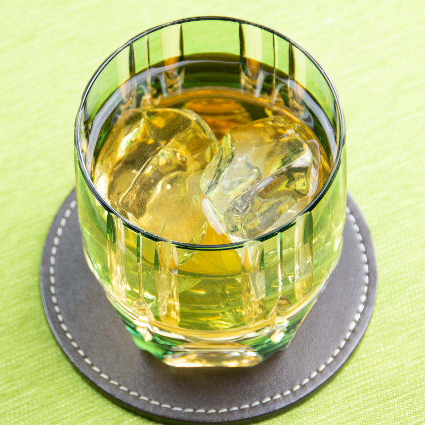 [ROCKS GLASS] WHISKEY GLASS BAMBOO STEM SERIES | EDO KIRIKO | KAGAMI CRYSTAL