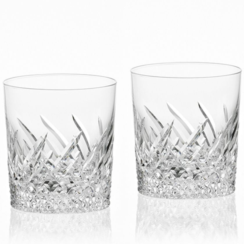 [ROCKS GLASS] A PAIR OF WHISKEY GLASSES | CRYSTAL GLASS | KAGAMI CRYSTAL