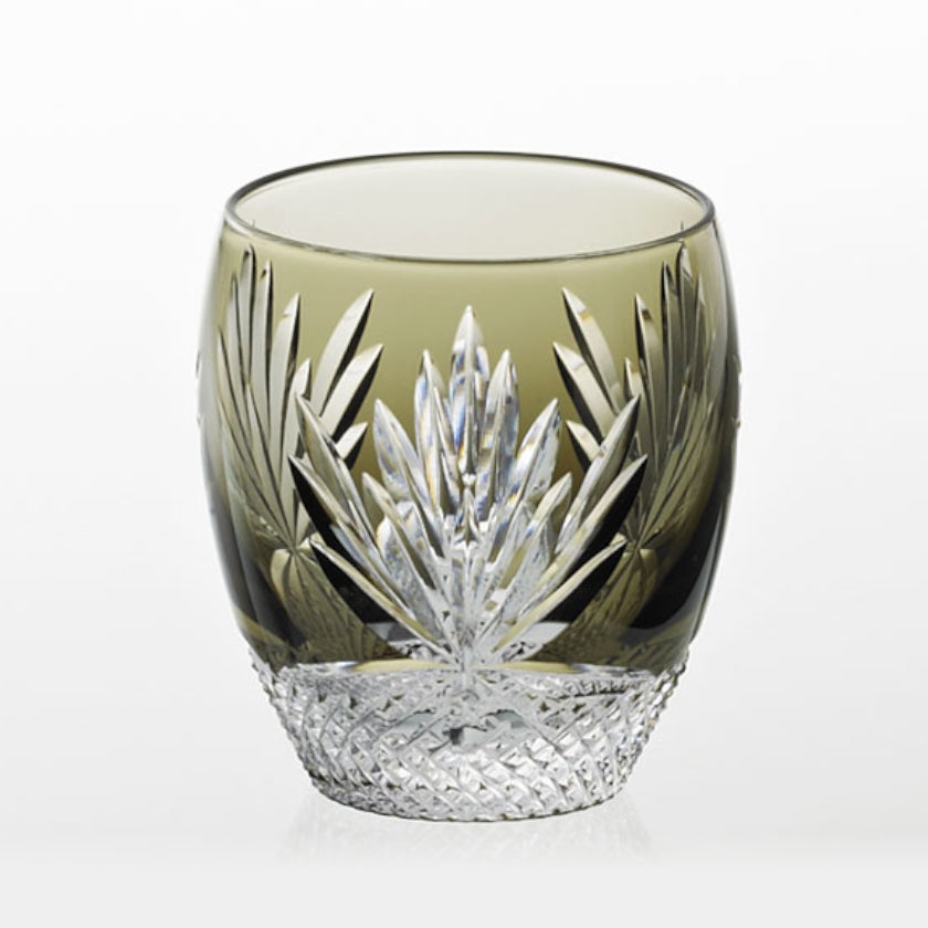 はなめき Hana (Flowers) in subtle black color | KAGAMI CRYSTAL Official