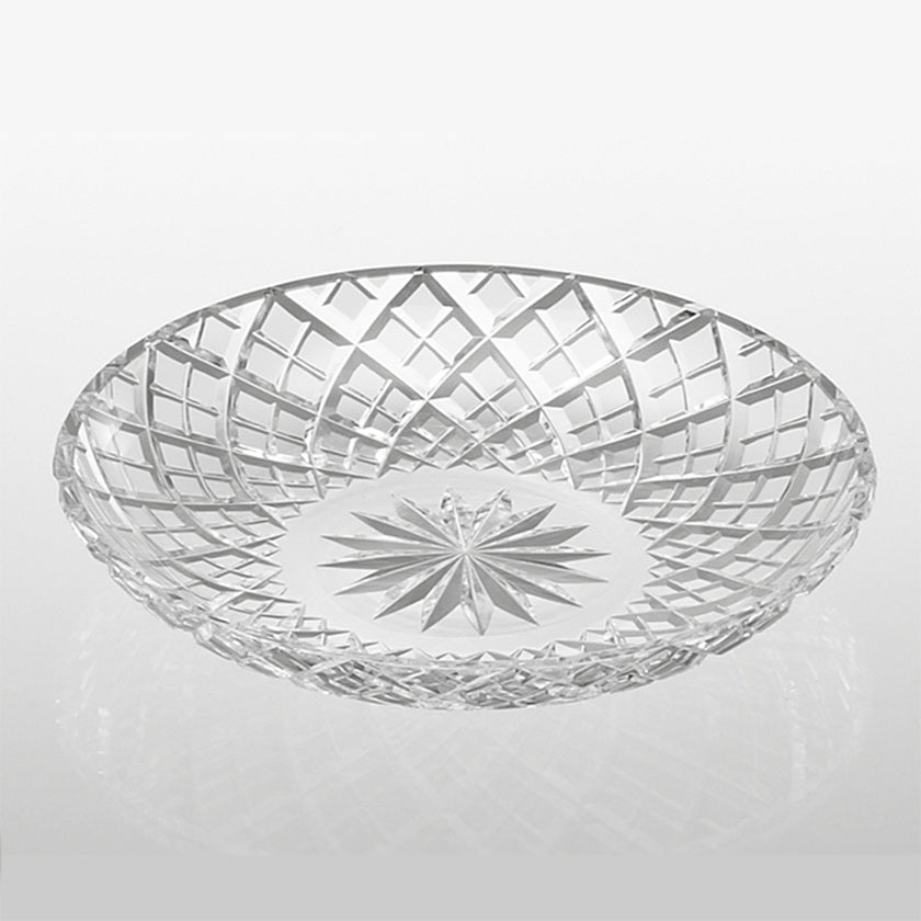 [DISHES] LAYERED BAMBOO FENCE (CLEAR) | EDO KIRIKO | KAGAMI CRYSTAL