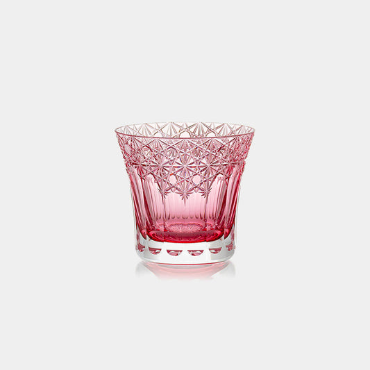 [ROCKS GLASS] DREAM COLOR RED | EDO KIRIKO | KAGAMI CRYSTAL